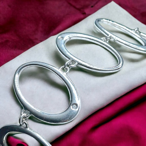 🌺Sterling & GENUINE DIAMOND Bracelet - Picture 2 of 12